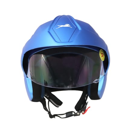 TVS Helmet Half Face Blue L