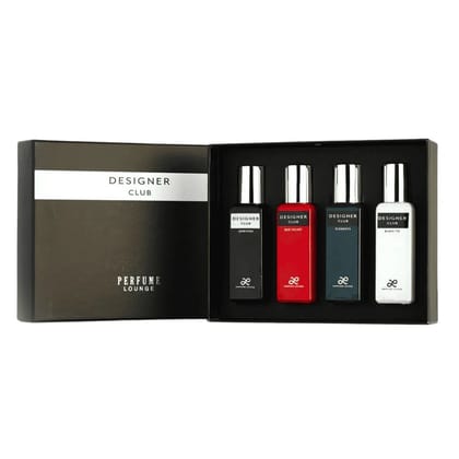 Designer Club Perfume Gift Set for Men | 4x20ml Eau de Parfum - 80 ml)