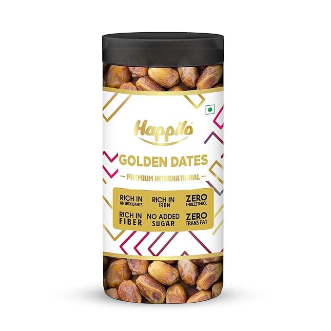 Happilo Premium Golden Dates Jar 400g
