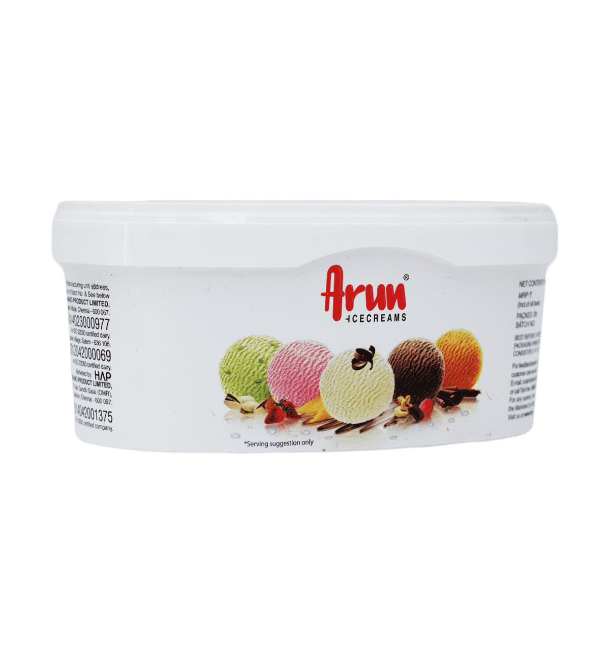 Arun Strawberry Tub, 1000 Ml