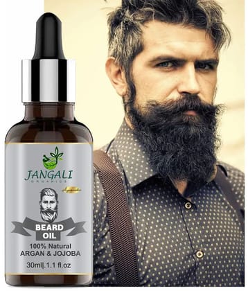 PURE JANGALI ORGANICS Beard Growth Oil- For Stimulating fast Beard Growth Hair Oil 30ML