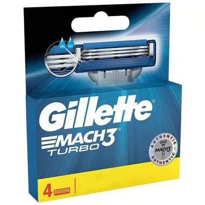 Gillette Mach3 Turbo Mens Razor Blade Refills 20 Count Mens Blades-Gillette Mach3 Turbo Men's Razor Blade Refills, 20 Count, Mens Blades