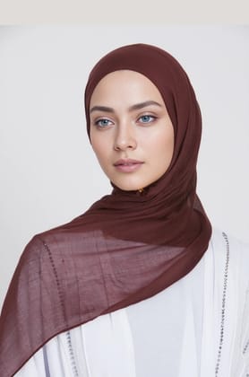 Classic Modal Hijab - Bright Maroon-Bright Maroon