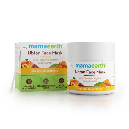 Mamaearth Ubtan Face Mask For Skin Brightening-100gm