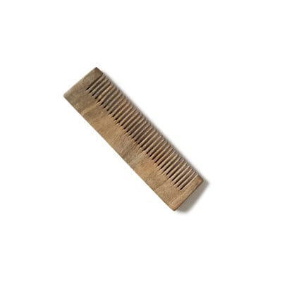 Neem Wood Pocket Comb 5"