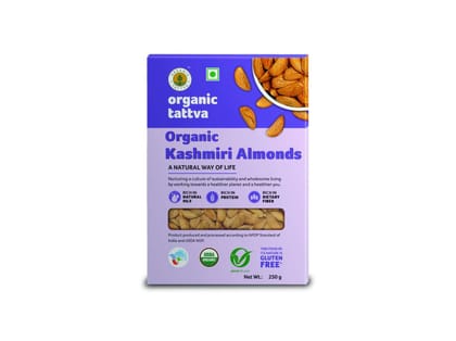 Organic Kashmiri Almonds 250g