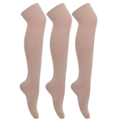 Formal Stockings  For School Girls - Pack of 3 Skin 13-16 Years