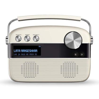 Saregama Carvaan Hindi Portable Digital Music Player White-Saregama Carvaan Hindi Portable Digital Music Player White