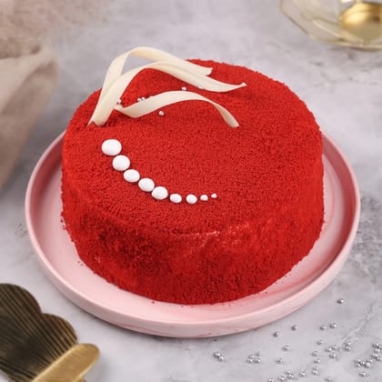 Red Velvet Celebration Eggless Cake