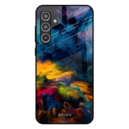 Multicolor Oil Painting Glass Case for Samsung Galaxy A36 5G