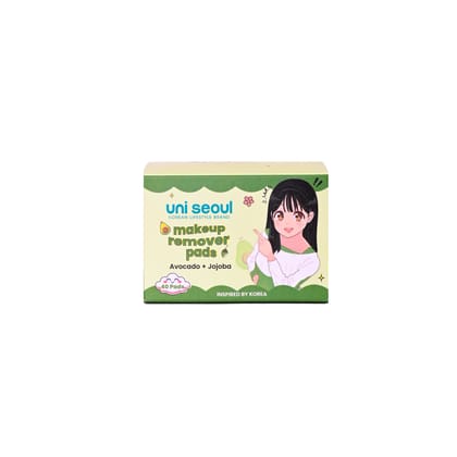 Uni Seoul Makeup Remover Pads - Avocado + Jojoba