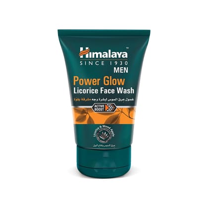 Himalaya Men Power Glow Licorice Face Wash, 100Ml