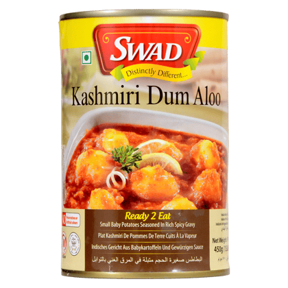 Swad Ready to Cook and EatKashmiri Dum Aloo Instant Mix Vegetarian Heat & Eat with No Added Preservative - 450 Grams