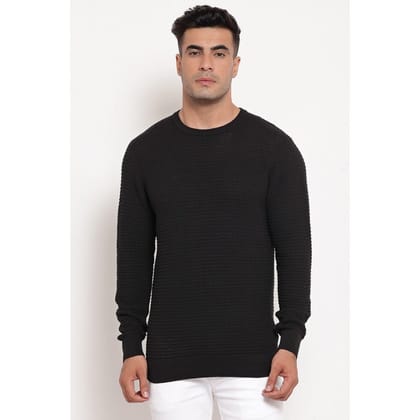 Red Tape Men's Black Sweater