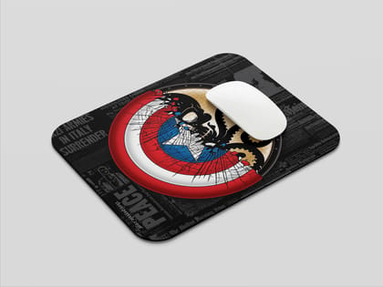 "CAPTAIN AMERICA v/s HYDRA: World War II" Mousepad Enhance Your Workspace with Style