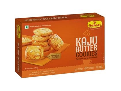 Haldiram's Nagpur Kaju Butter Cookies - 250 gm