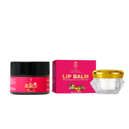 LIP SCRUB + LIP BALM