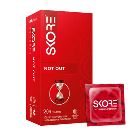 SKORE Not Out Condoms Pack Of 20