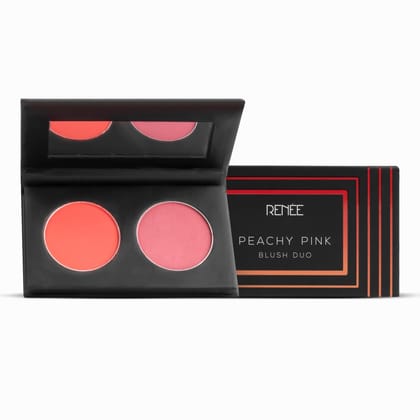 RENEE Peachy Pink Blush Duo, 8gm