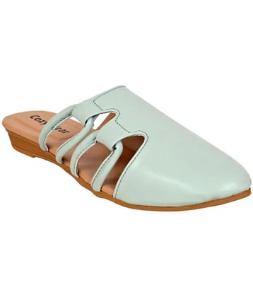 Cozy Wear Mint Green Women's Mules - None