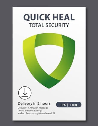 Quick Heal | Total Security | 1 User | 3 Years | Email Delivery in 2 hours - no CD