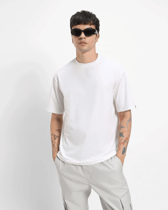 White Oversized Tshirt-S