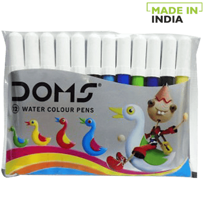 Doms Water Colour Pens Mini, 12 Pcs