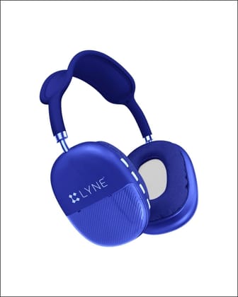 LYNE Hydro 6 Gaming Headset Bluetooth & Wired Gaming  (Blue, On The Ear)