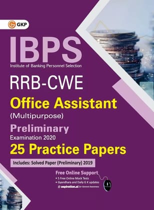 IBPS RRB - CWE Office Assistant (Multipurpose) Preliminary - 25 Practice Papers by GKP