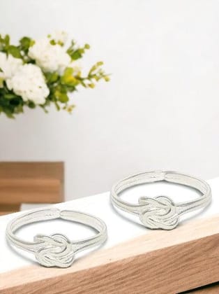 92.5 Sterling Silver Toe Rings Set of 2