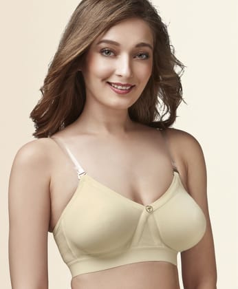 Trylo Alpa Strapless is uniquely designed bra for wearing under TIGHT OUTFITS STYLE ALPA | #6-Skin / 38H