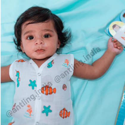 Muslin Jabla - Sea World-Newborn