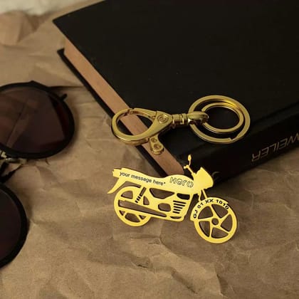 Hero HF Delux Keychain-Gold