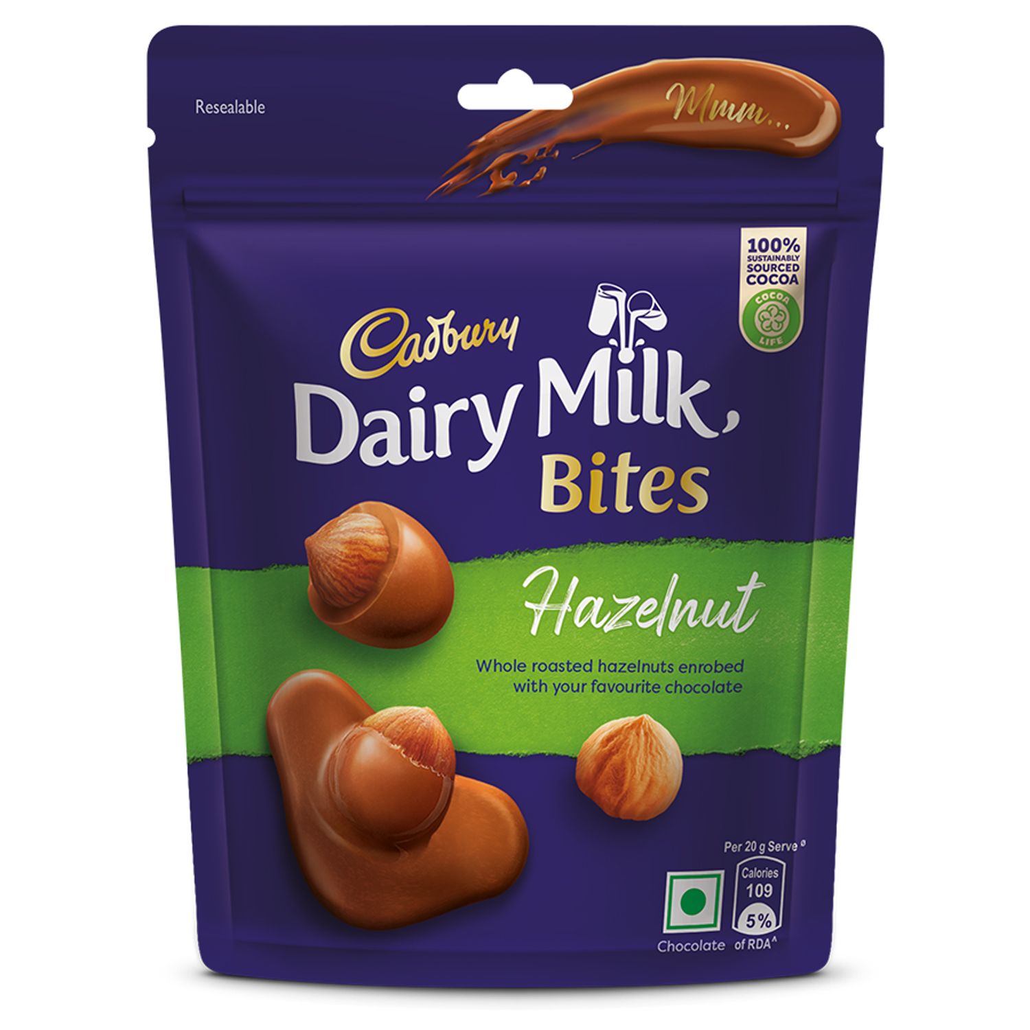 Cadbury Dairy Milk Bites - Hazelnut, 40 g