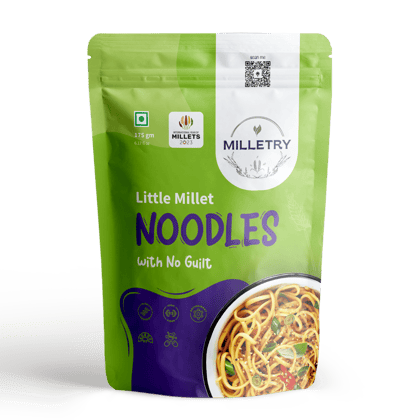 Healthy Little Millet Noodles with Masala High Protein, Fiber, Vitamins-pack of 1