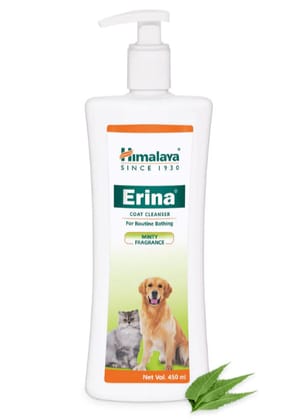 Himalaya Erina Coat Cleanser Shampoo for Dog and Cat 450ML