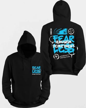 fearless Black Hoodie-xs