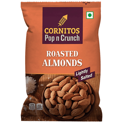 Cornitos Lightly Salted Roasted Almonds, 30 G Pouch