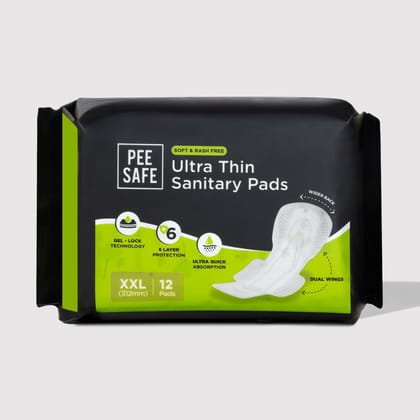 Ultra Thin Sanitary Pads - XXL 12 Pads-Ultra Thin Sanitary Pads - XXL (12 Pads) - Default Title