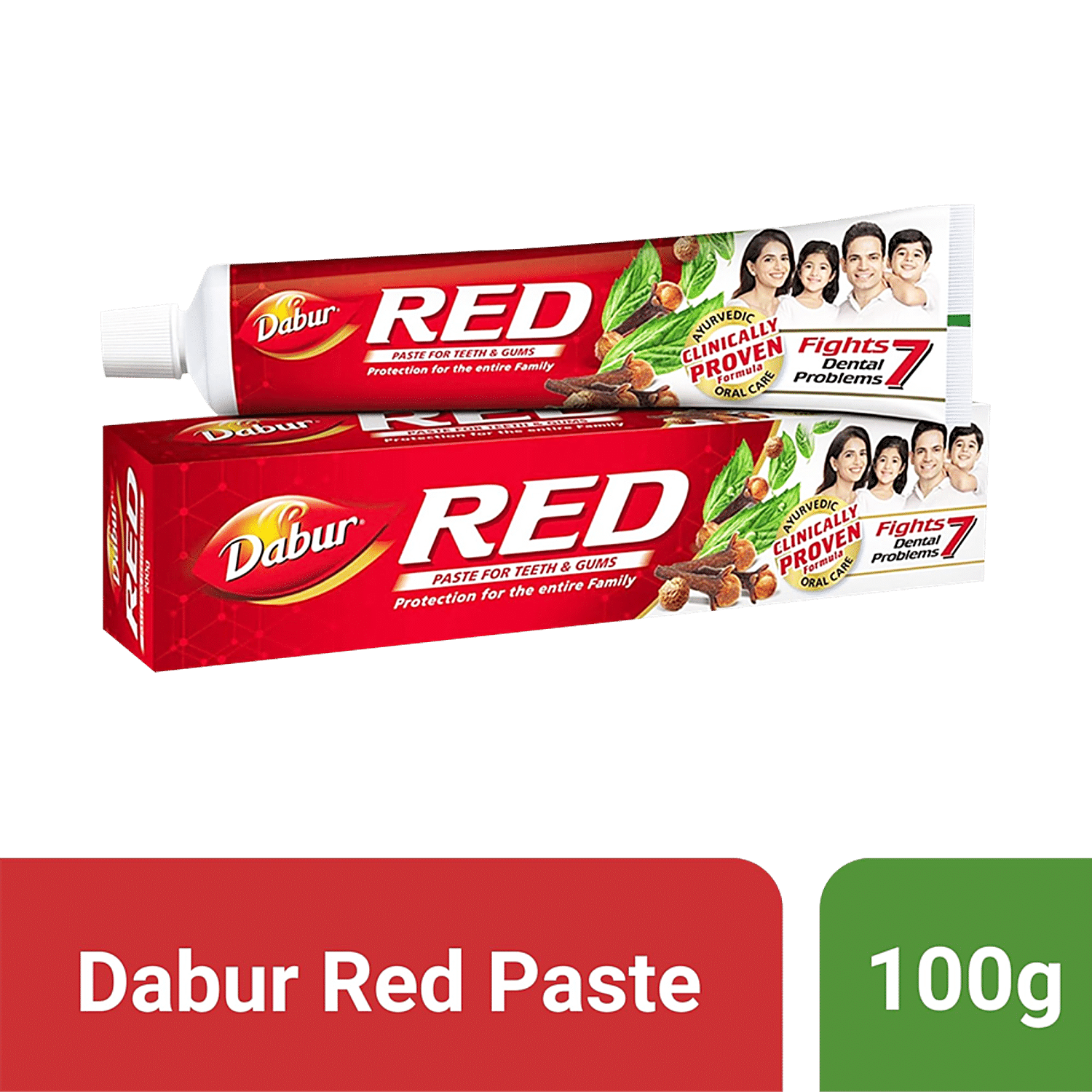 Dabur Red World's No.1 Ayurvedic Fluoride Free Toothpaste, 100 G