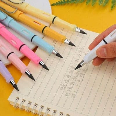 Inkless Color Pencil Set Endless Graphite Nib Pencil For Art Reusable with Eraser-MULTI