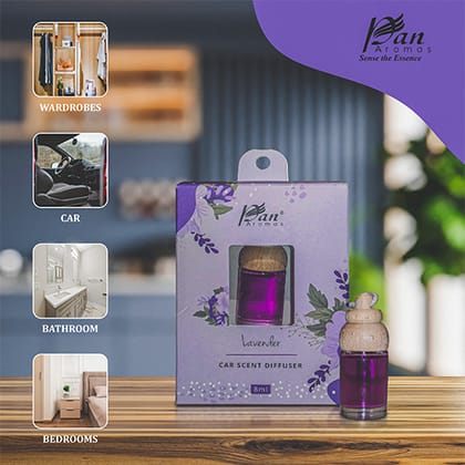 8ml Car Scent Diffuser - Lavender-Lavender