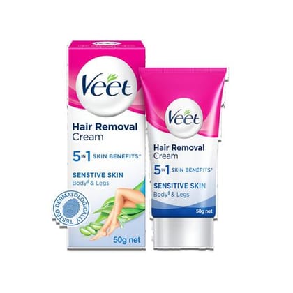 VEET HAIR REMOVAL CREAM, 50 gm Box