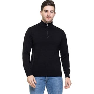 PULAKIN Men Sweaters Black