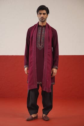 Vama Kurta Patiyala Set with dupatta-XS/34