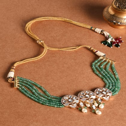 Enthralling Choker With Earrings - JBRMR24NKS51