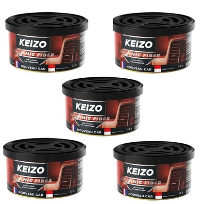 KEIZO Organic Fiber Nouveau Car  Pack of 5