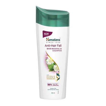 Himalaya Anti-Hair Fall Shampoo With Bhringaraja, For All Hair Types, 180 Ml