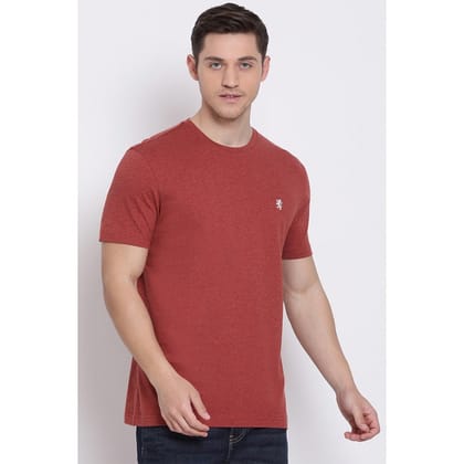 Red Tape Men's Rust Melange T-Shirt