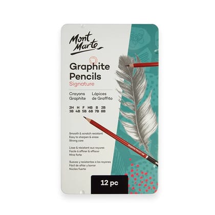 Mont Marte Graphite Pencils Signature Set Of 12